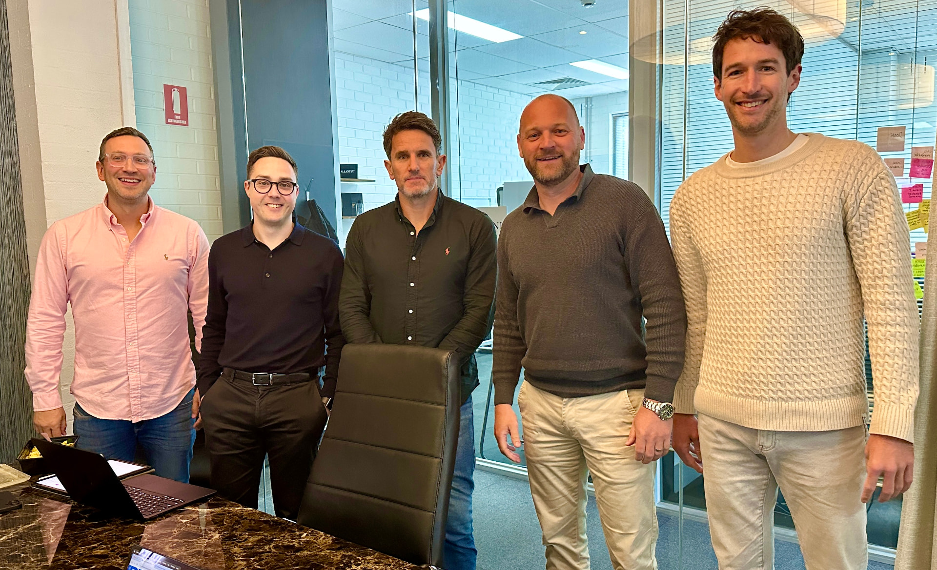 The BusinessAI team presenting a practical AI webinar