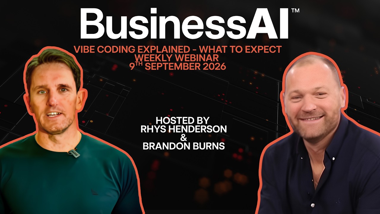 BusinessAI Vibe Coding Explained webinar